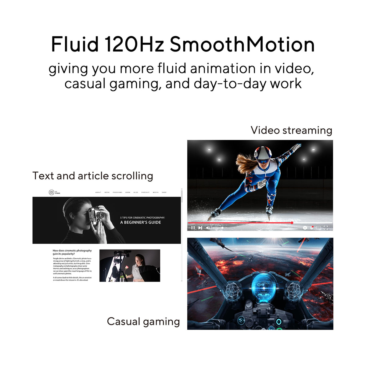 24 Inch 1080P 120Hz Gaming Monitor P76690