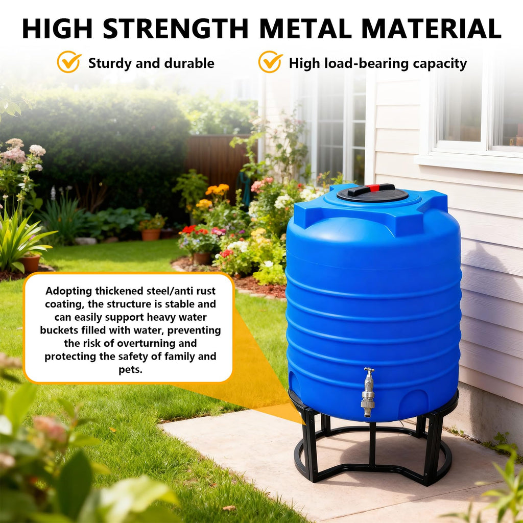 Stainless Steel Rain Barrel Stand for 45/50/55 Gallon Tanks U37106