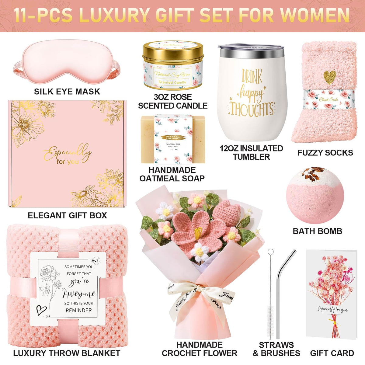 Self Care Spa Gift Baskets Set B625409