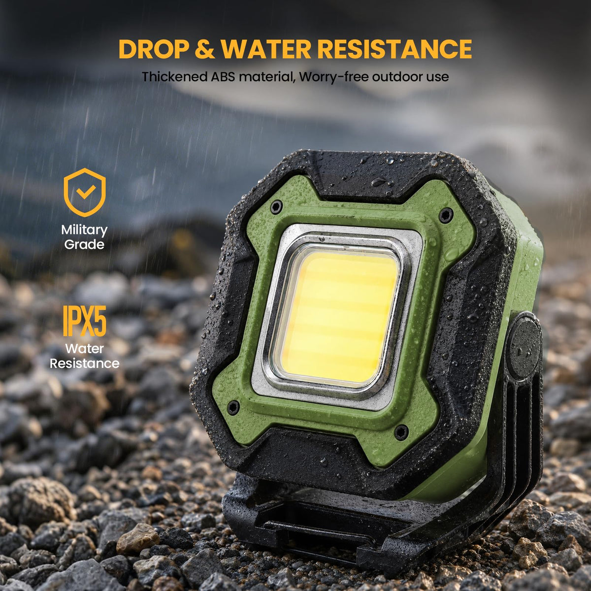 2-Pack 6000mAh Magnetic LED Work Light O709