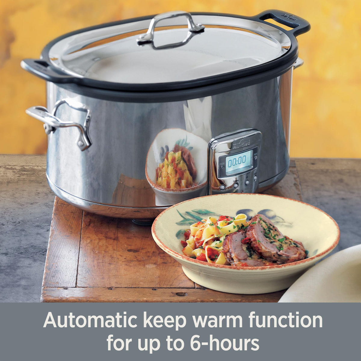 Stainless Steel Electric Slow Cooker 7-Quart H4526