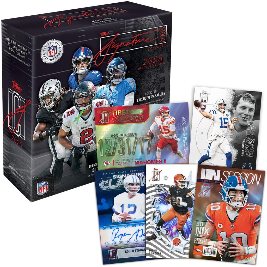 2025 NFL Signature Class Football Mega Box U80945