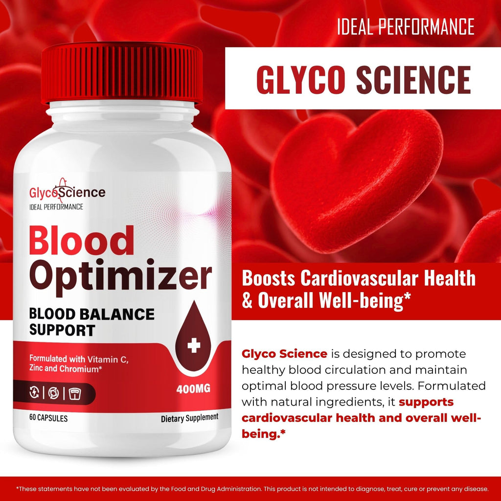Blood Optimizer Capsules Supplement Pills 2 Pack B345