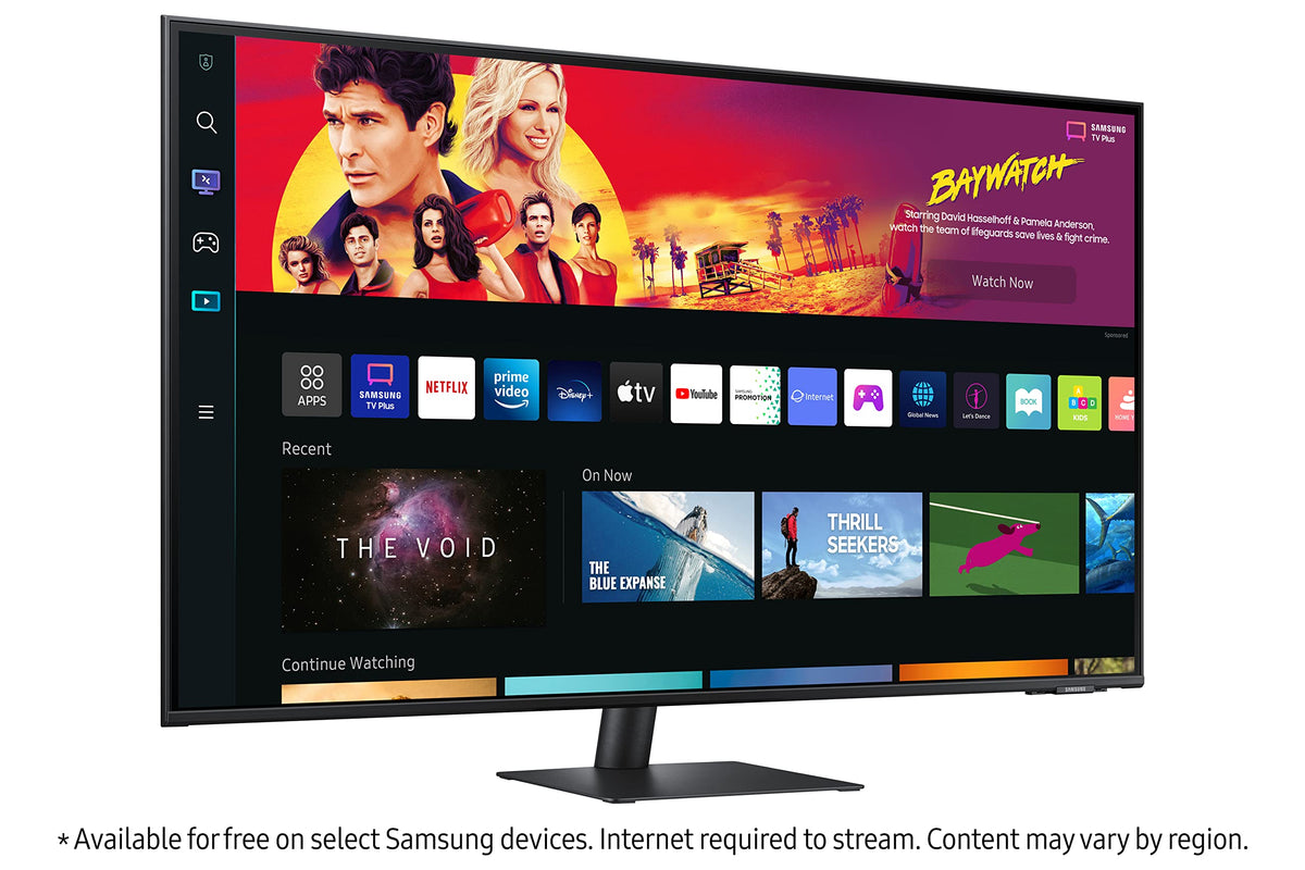 43" 4K UHD Smart Monitor & Streaming TV, Black C27757