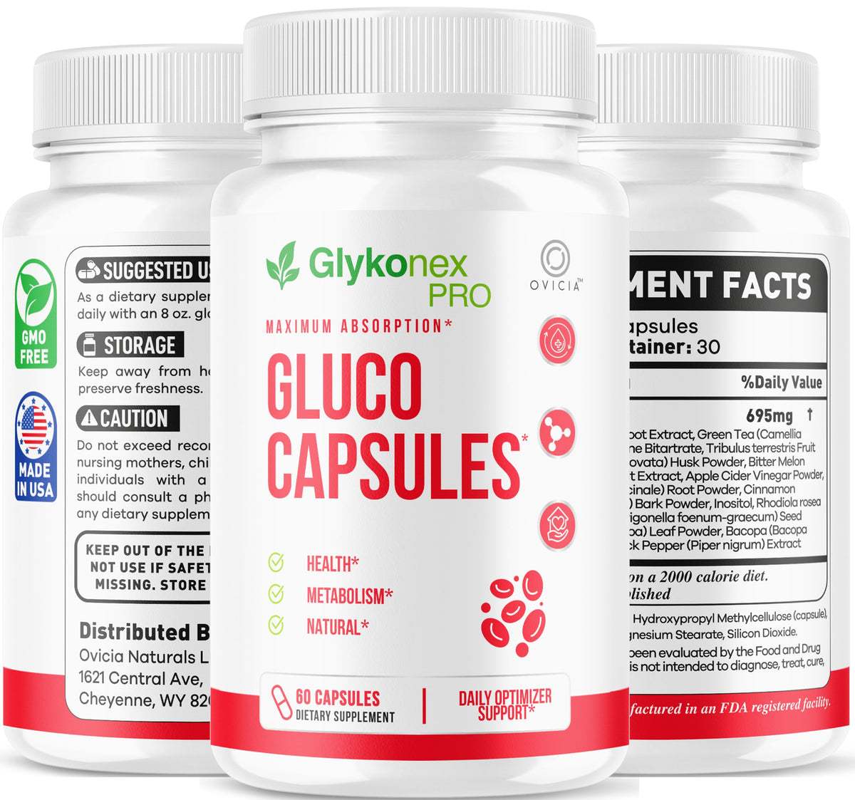 120 Capsules Natural Ingredients Vitamins X869