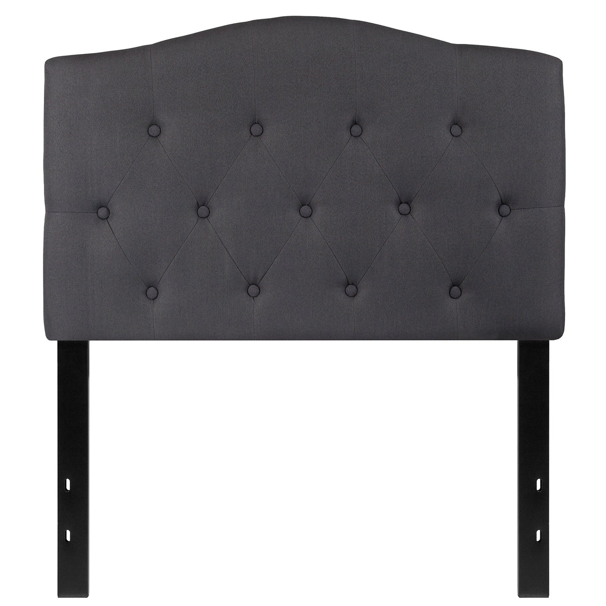 Twin Tufted Fabric Headboard L517