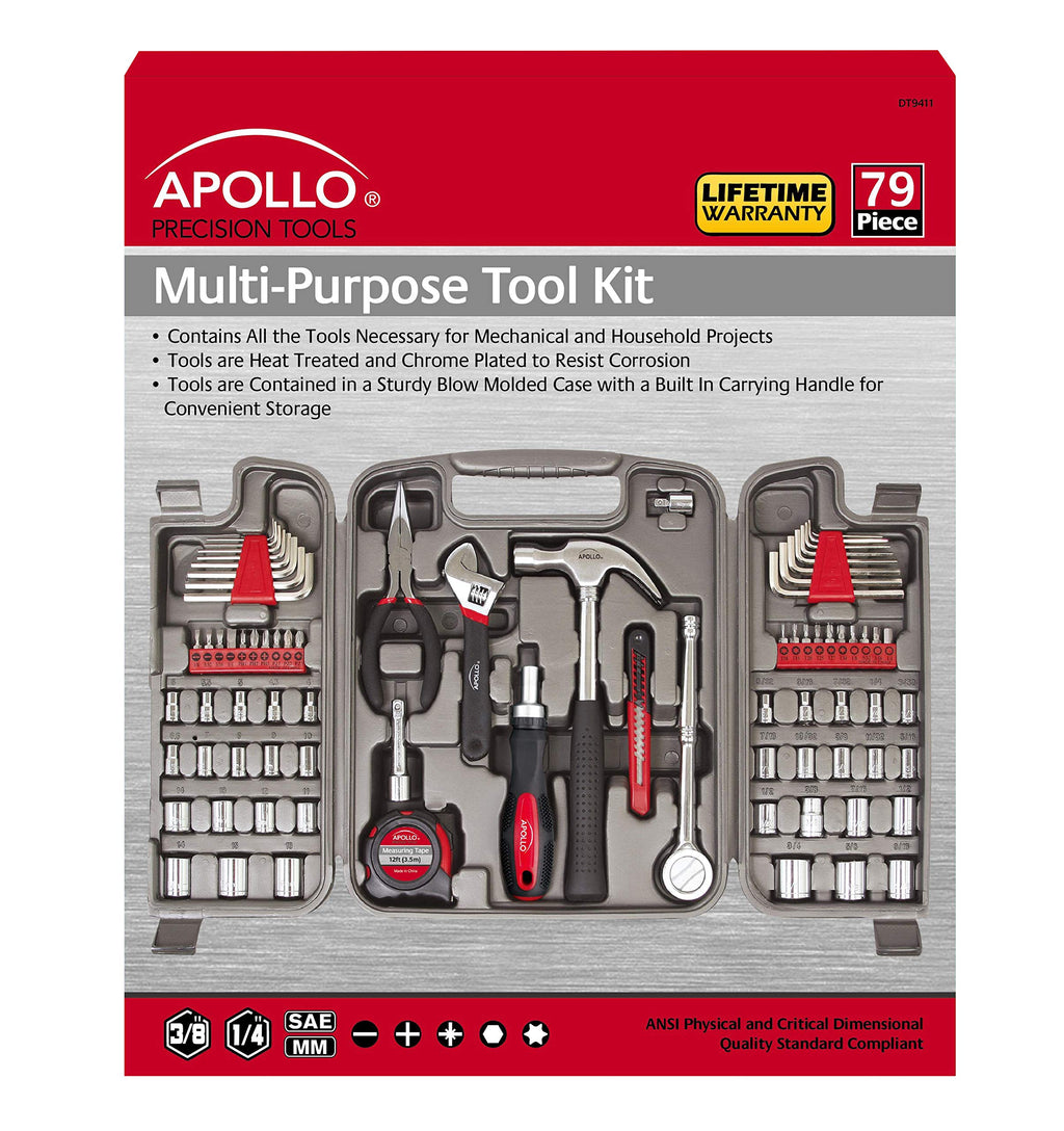 79 Piece SAE and Metric Tool Set I948958