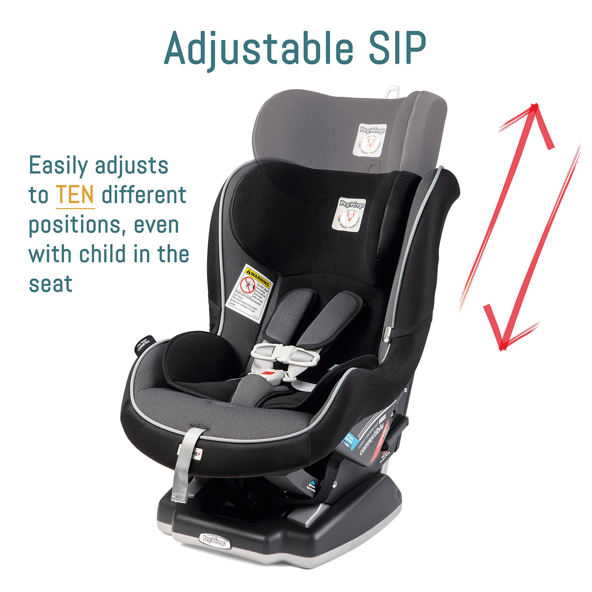 Reversible Convertible Car Seat 5 to 65 lbs N601
