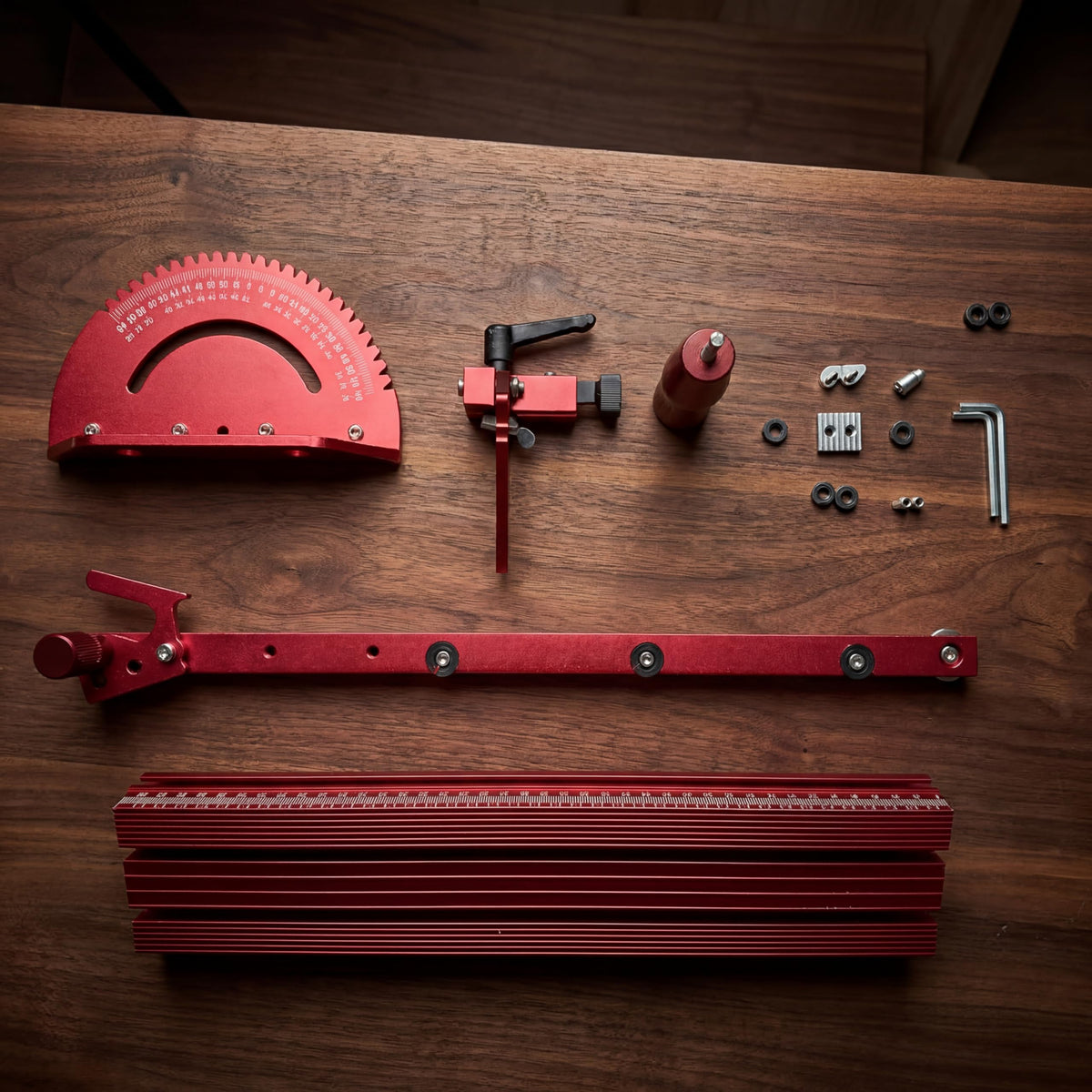 Adjustable Miter Gauge with Aluminum Fence F220