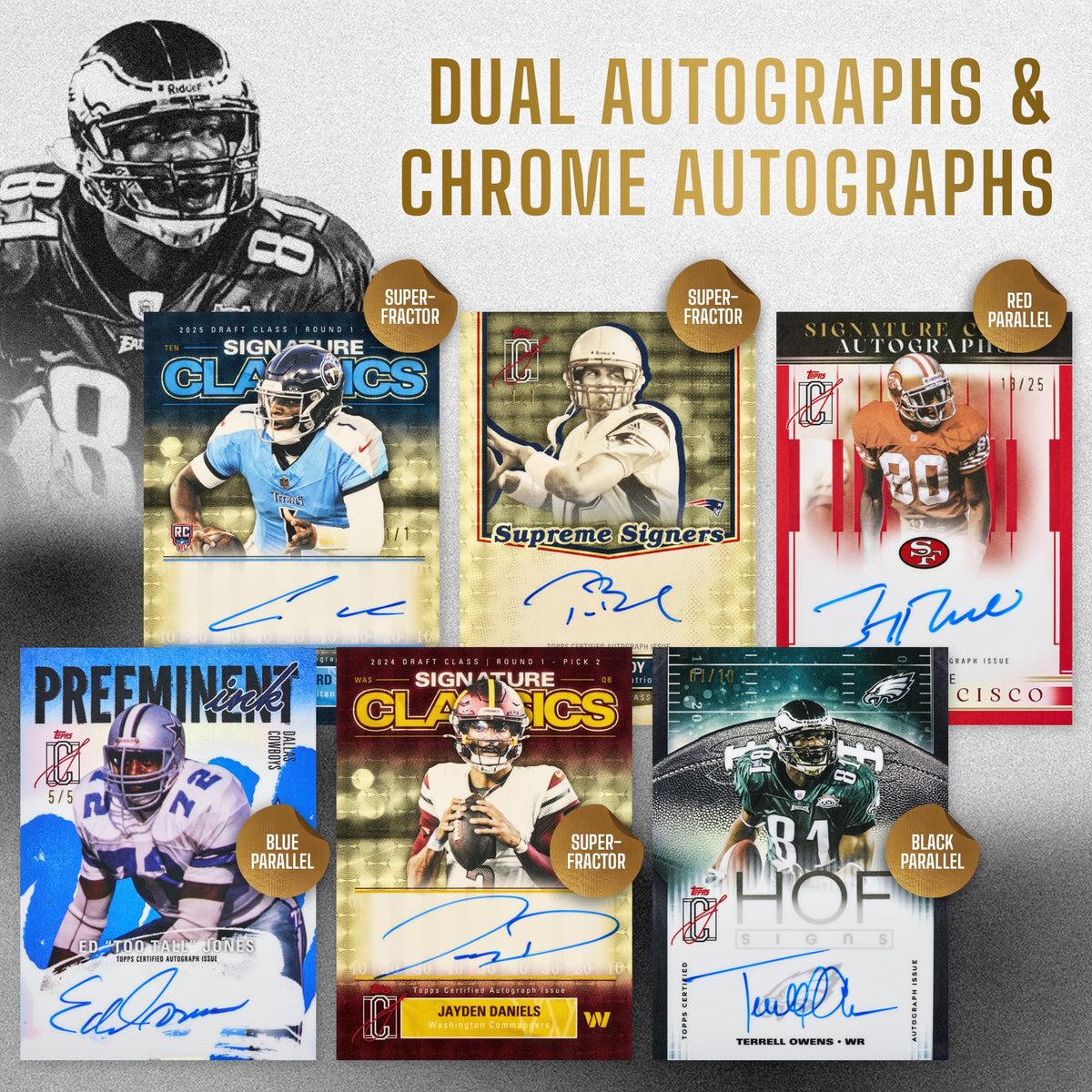 2025 NFL Signature Class Football Mega Box U80945