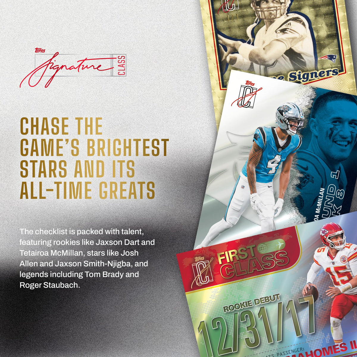 2025 NFL Signature Class Football Mega Box U80945