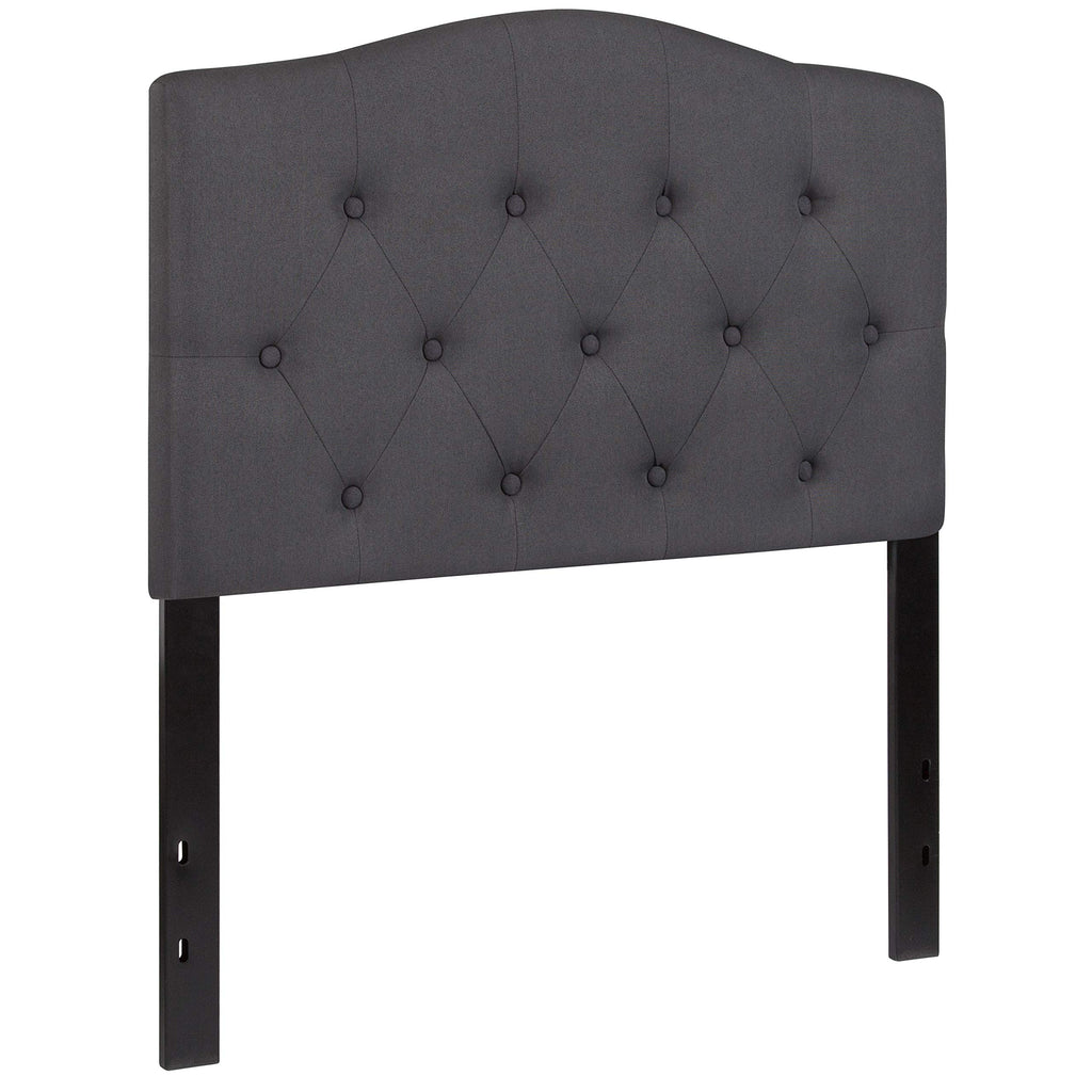 Twin Tufted Fabric Headboard L517