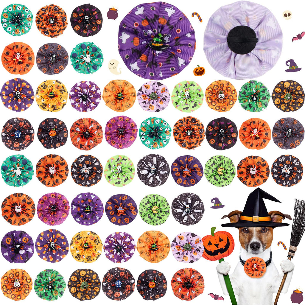 50 Pcs Dog Collar Bows V493