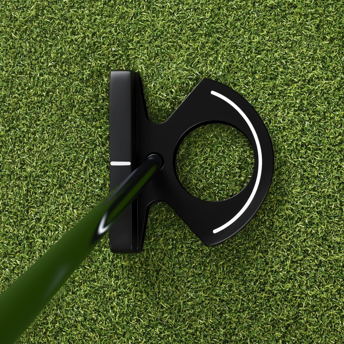 Right Handed Golf Putter with Grip and Aim Line P658501