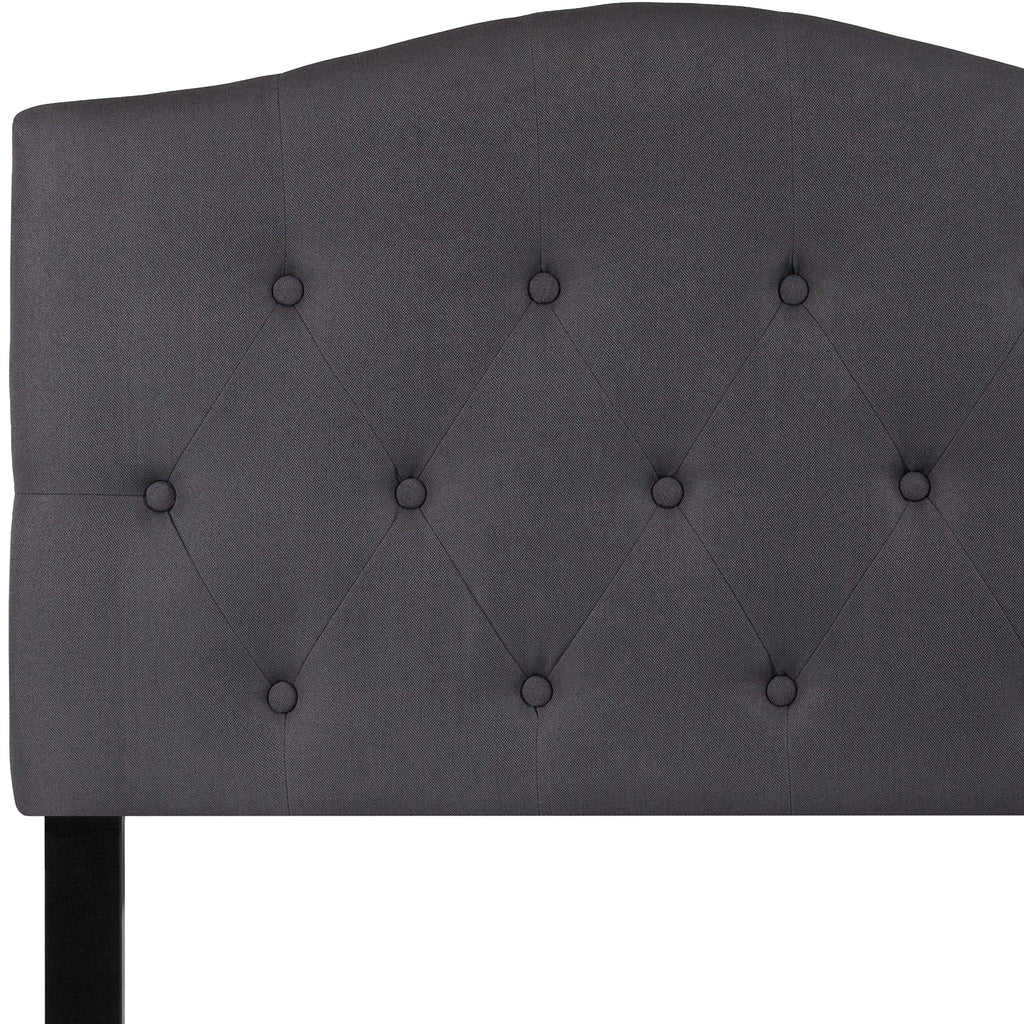 Twin Tufted Fabric Headboard L517
